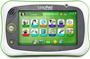 The picture of a LeapPad Ultimate Tablet. Our Kid's  Will Obtain Their Academic Goal's, With These Great Fun Learning Device's, That Will Be The Reality, As We Continue To Very Diligently Engage Them With Their Early Goal Orientated Learning Process, For Success!!