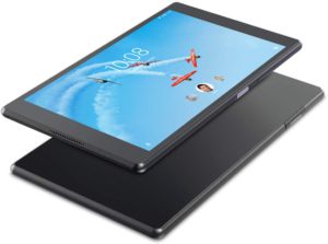 The unique and colorful picture of Lenova tablet.