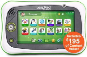 Reviews tablets for kids, the picture of the LeapPad Ultimate, fun learning tablet.