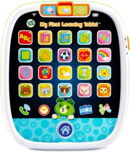 The colorful picture of a LeapFrog My First Tablet.