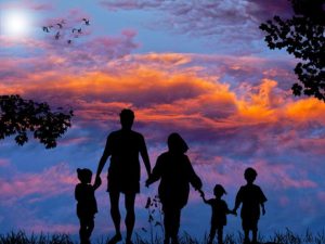 Reviews of The Best Technologies For Kids of All Ages. The wonderful picture of a family holding hands in the sunset.