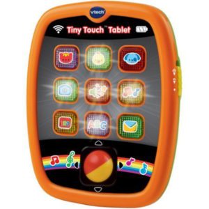 Best kids tablet. The colorful picture of a v-tech tiny touch tablet.