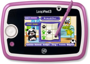 Kids online learning. The colorful picture of the LeapPad 3 fun learning tablet.