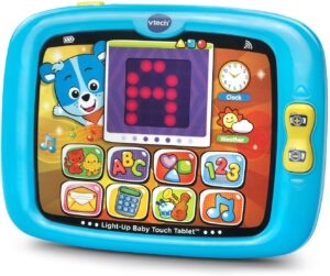 The best electronic educational toys for kids.  VTech Light-Up Baby Touch Tablet Amazon Exclusive