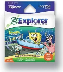 LeapFrog Explorer — SpongeBob SquarePants The Clam Prix. Early Learning Activities for Toddlers Enlists The LeapFrog LeapPad Learning Path