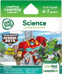 LeapFrog Transformers Rescue Bots Race. Early Learning Activities for Toddlers Enlists The LeapFrog LeapPad Learning Path 