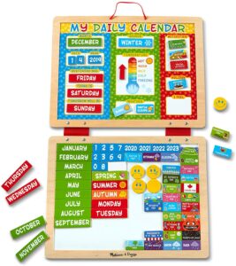 My Magnetic Daily Calendar. Best Educational Toys For 3-Year-Olds Seeking Early Academic Growth